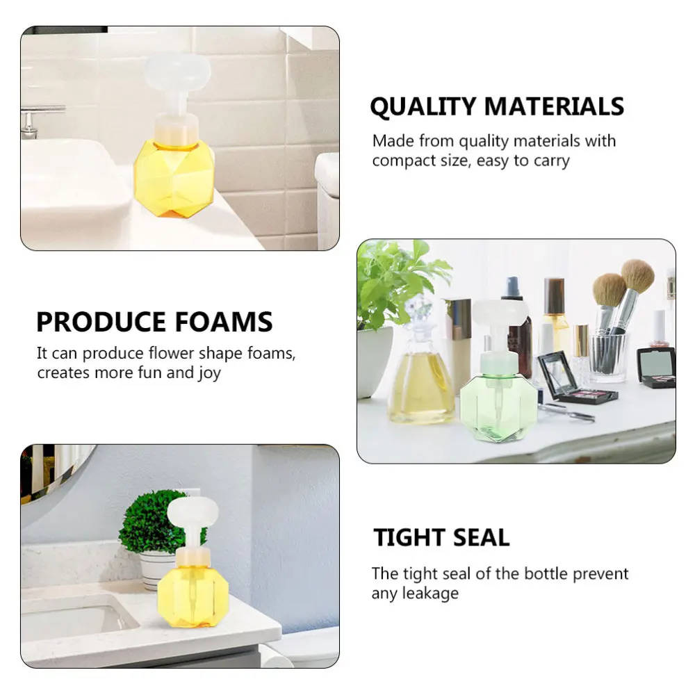 

2pcs 300ml Foaming Dispenser Empty Bottle Travel Soap Cosmetics Bottle