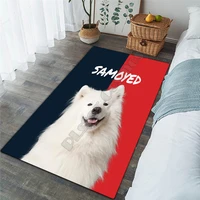 best friend samoyed 3d all over printed rug non slip mat dining room living room soft bedroom carpet 01