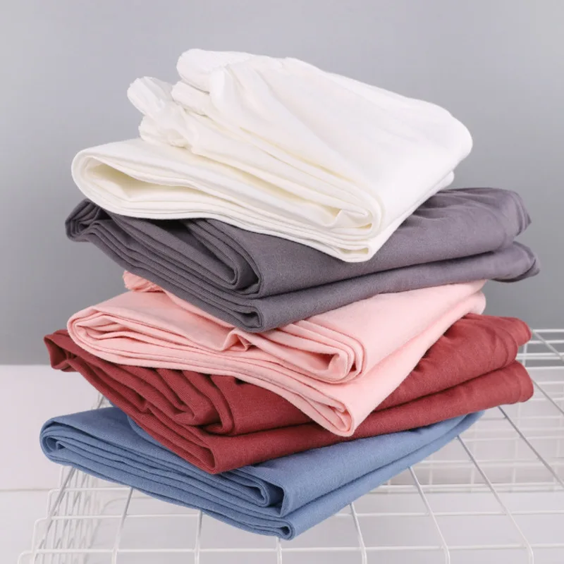 100% Хлопковые Штаны для сна женские свободные повседневные Пижамные брюки женщин