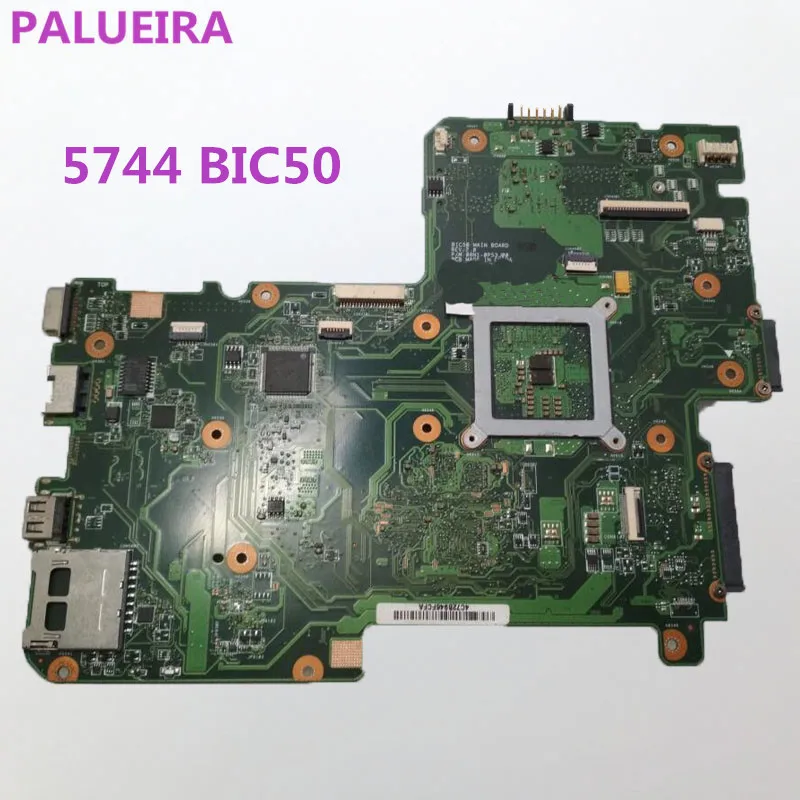 PALUBEIRA материнская плата для ноутбука acer TravelMate 5744 08N1-0P53J00 BIC50 основная плата MBV5M0P001 все функции полностью протестированы