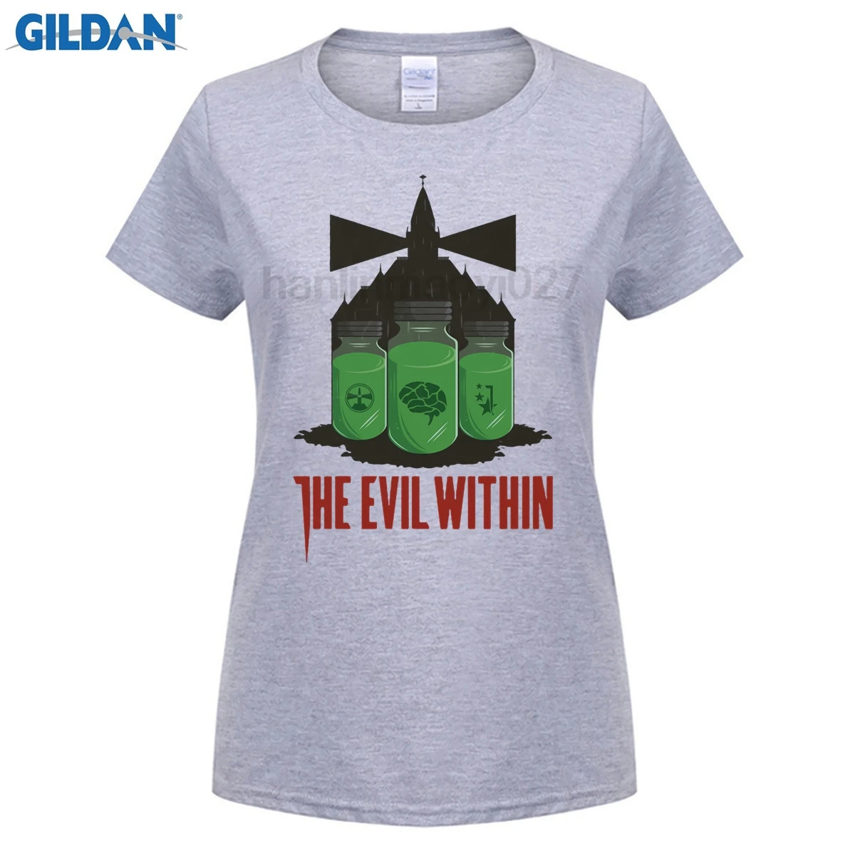 Футболка GILDAN The Evil Inside для wowoman | Женская одежда