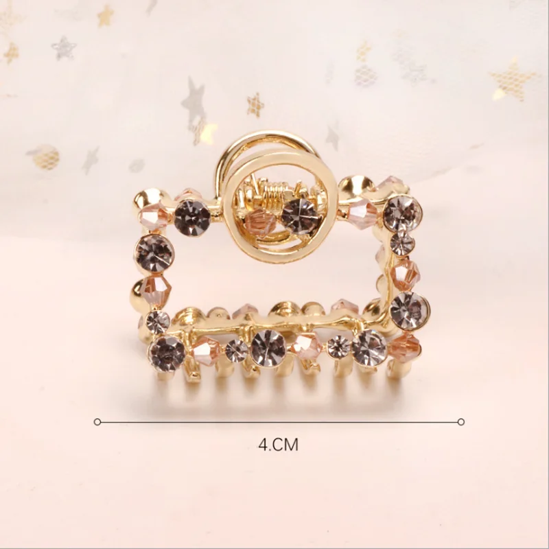 

1pc Crystal Rhinestone Flower Hair Claw Hairpins Ornaments Butterfly Clips Hairgrip for Women Girl Hair Styling Accessories