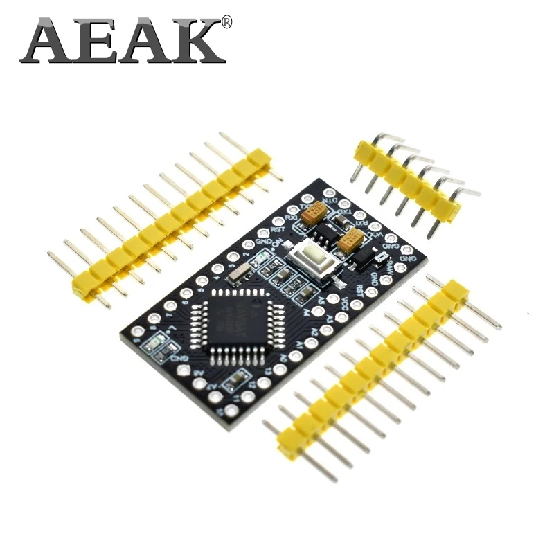 AEAK Pro Mini ATMEGA328P 328 мини ATMEGA328 5V 16MHz для arduino Nano Микро контрольная плата