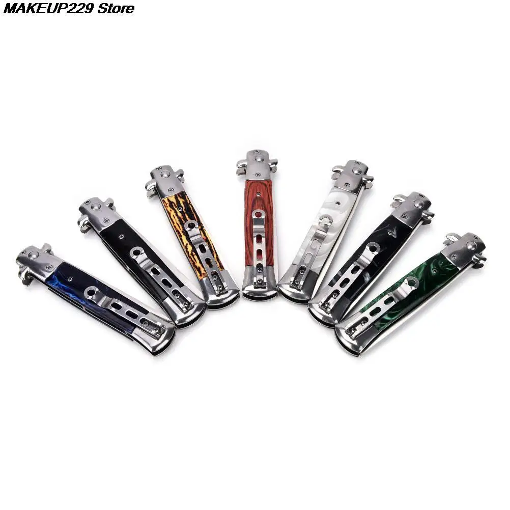 Складной мини-Расческа для ножей из нержавеющей стали автоматический триммер