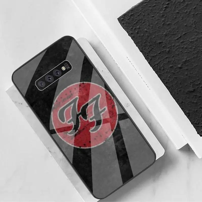 

0 214N FOO FIGHTERS Luxury Unique Design Phone Case Tempered Glass For Samsung S6 7 8 9 10 20 Plus Ultra Note8 9 10 10pro