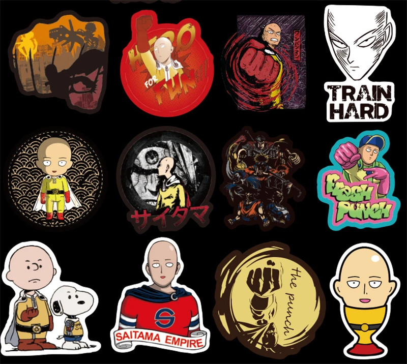 70 шт. классические японские ONE PUNCH MAN DIY Мультяшные наклейки граффити багаж гитара