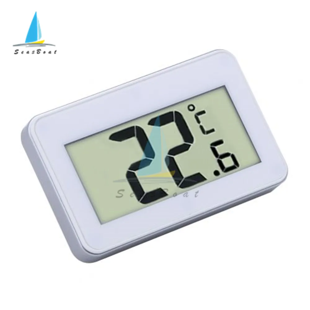 ts a95 mini lcd digital thermometer hygrometer waterproof electronic car thermometer refrigerator temperature monitor tester free global shipping