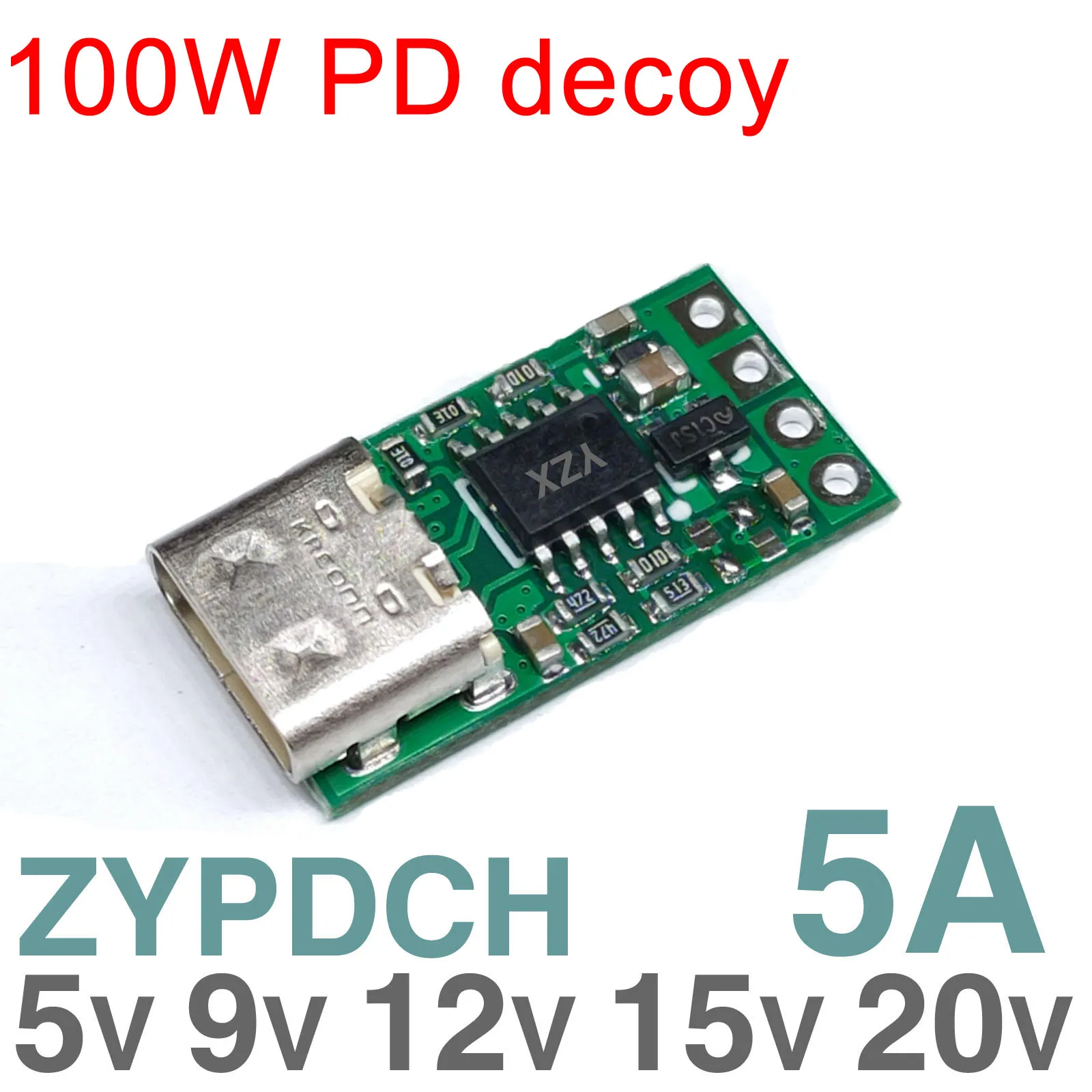 DYKB 100 Вт TYPE C декорации PD 2 0 3 до 5 в 12 В 15 20 DC триггер адаптер кабель QC4 зарядка