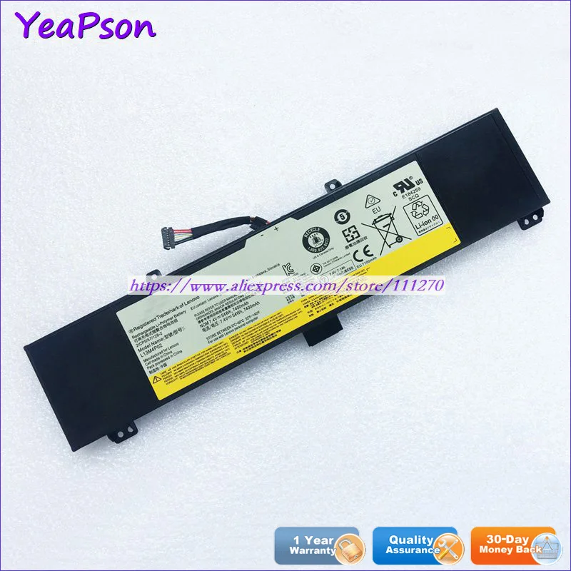 Yeapson 7 4 V 7400 мАч натуральная L13M4P02 L13N4P01 ноутбук аккумулятор для Lenovo IdeaPad Y50 70 Y70 серии