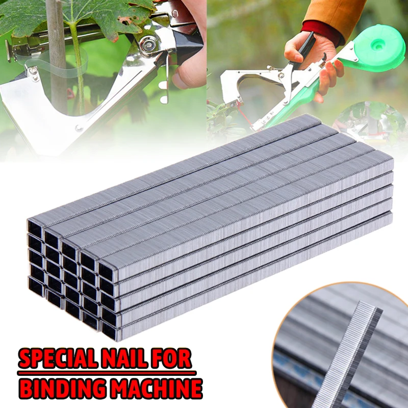 

10000pcs Plants Tying Staple Pin Vine Tape Tool Tapener Lashing Pin Nail Professional Gardening Tying Machine Tools