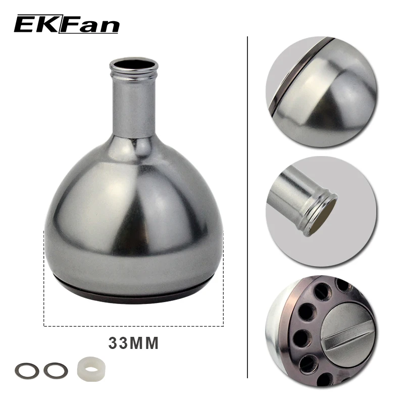 EKfan 2000 Серия Новый дизайн обработанная металлическая Рыболовная катушка ручки