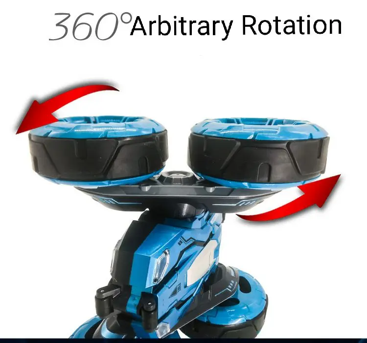 2.4G RC Car Double-sided Stun Vehicle 360 Degrees Rotating Lights Cross-country Climbing Model Toys Gifts for Children | Игрушки и хобби