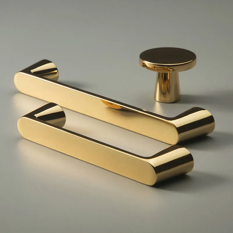 

Gold/Zinc Alloy Wardrobe Door Drawer Cupboard Handle Furniture Hardware