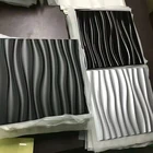 3D Трехмерная настенная наклейка, 30x30 см, Декоративные Настенные обои для гостиной, водонепроницаемая настенная 3d-панель для ванной и кухни