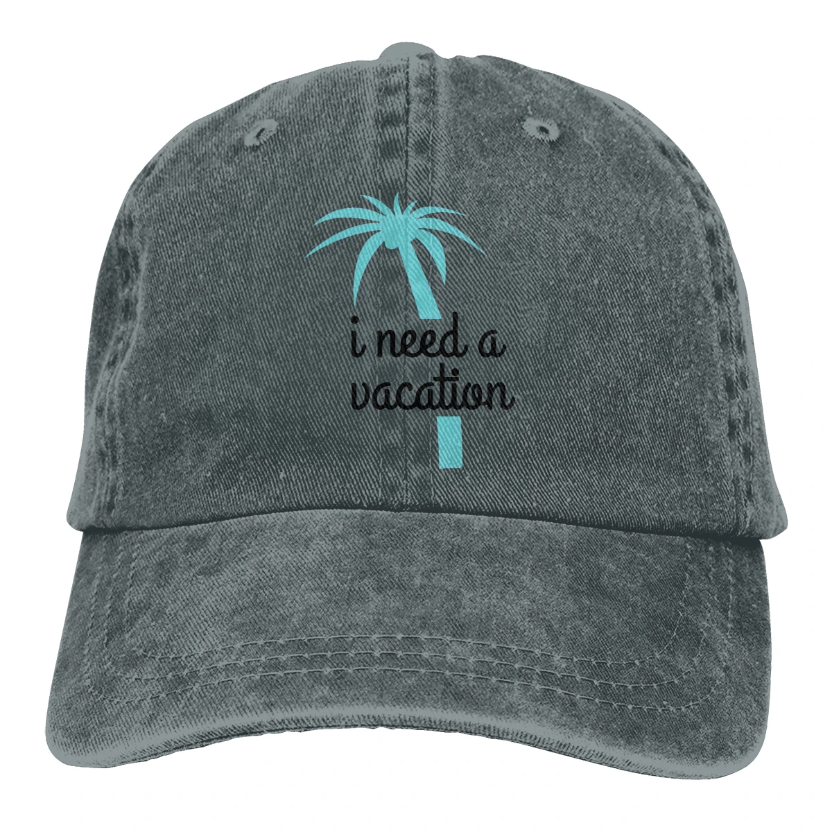 

I Need A Vacation Hats for Men Women Adjustable Sun Hats Vintage Trucker Hat
