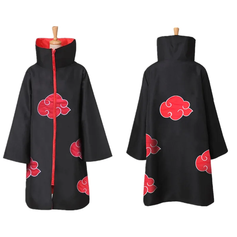 Костюм Наруто плащ Акацуки маскарадный костюм Саске Учиха накидка Итачи