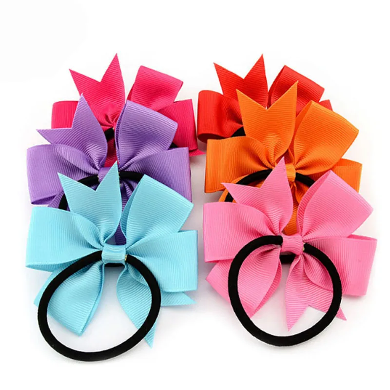 Модная резинка милые детские головные уборы для маленьких девочек эластичная