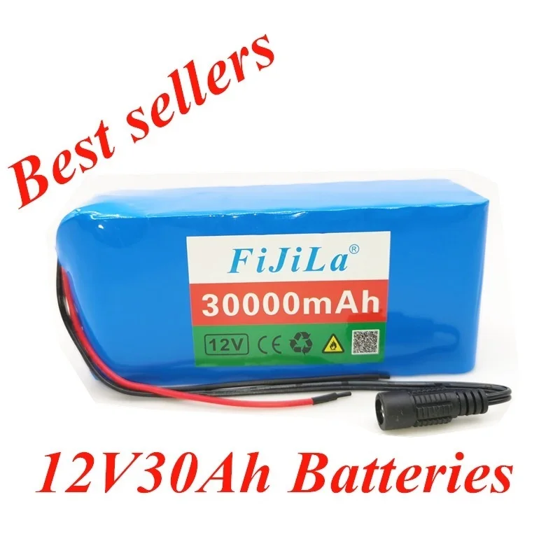 

Original 18650 Battery pack Large capacity 12v 30ah 18650 lithium battery protection board 12v 30000mAh for inverter miner light