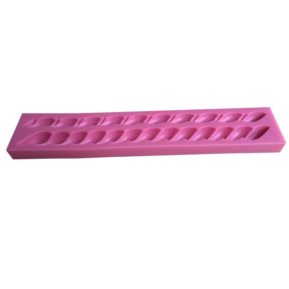 

1pc hemp rope silicone cake mold fondant mold cake decorating tools Sugar craft chocolate mould cake mold FTM733