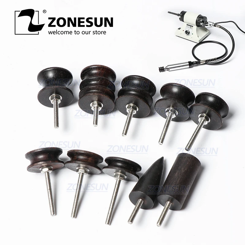 

Инструмент для полировки кожи ZONESUN PJ-MT1, полировальный станок для кожи, шлифовальный станок для эбенового дерева, с кожаным наконечником гра...