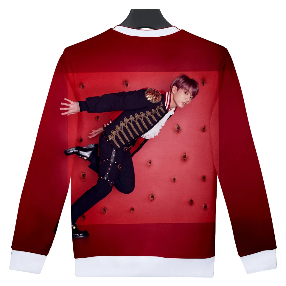Frdum Tommee Love Yourself ответ 3D kpop женщины Bangtan мальчики Толстовка Осень и зима хит хоп harajuku Корейская повседневная одежда
