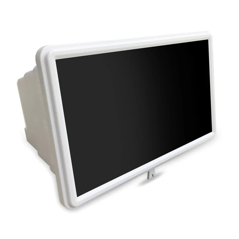 8inch black Увеличитель экрана 3D умный мобильный телефон Фильмы усилитель переносной телефон проектор с держателем WWO66 - Цвет: 8inch black