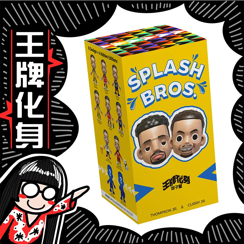 

Basketball Player Splash Brothers Stars Figure Collection Model Toys Blind Random Box Fashion Play Toy
