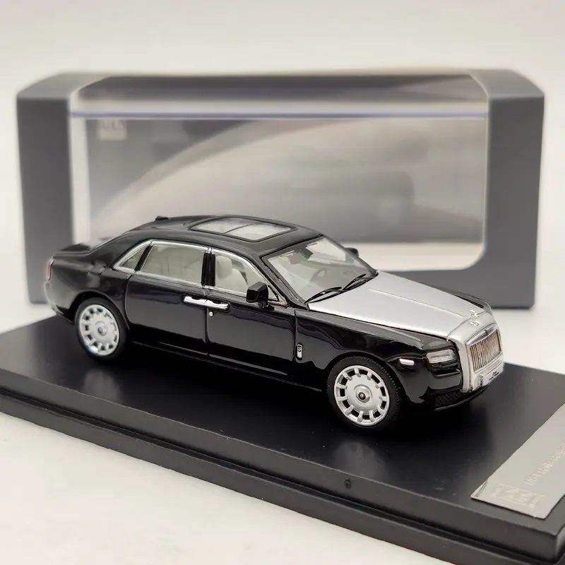 1:64 для R ~ ls-R yce Ghost удлиненная колесная база DC8805 Черные Литые под давлением модели