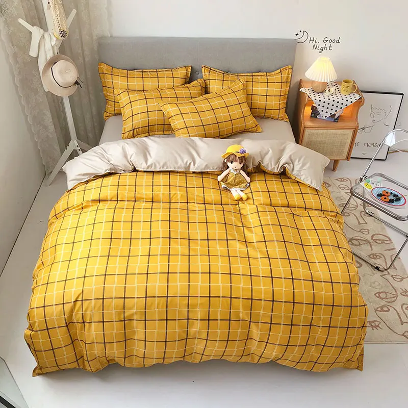 Комплект постельного белья в японском стиле пододеяльник с наволочкой 220x240