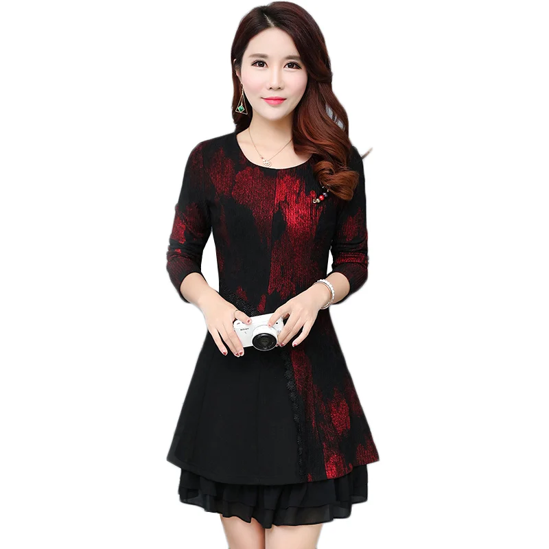 Сезон весна осень Женское платье в винтажном стиле детское с длинным рукавом
