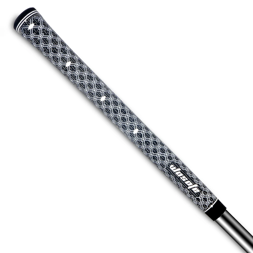 Черный Новые ручки для гольфа стандарт 60R полный шнур Резиновые Нескользящие ручки для айронов - Цвет: Черный