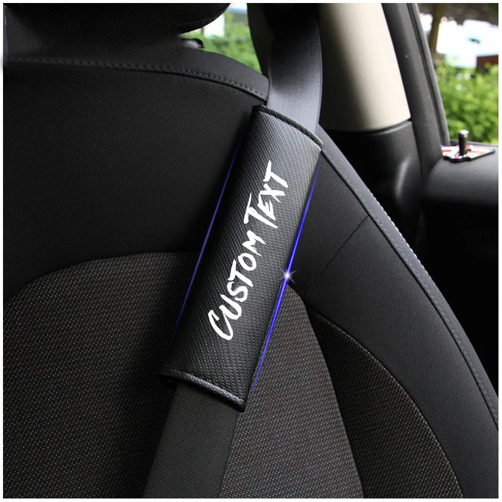 2PCS PU Reflective Car Seat belt shoulder Pads Safe Belt Cover For Nissan Leaf Styling Auto Parts | Автомобили и мотоциклы