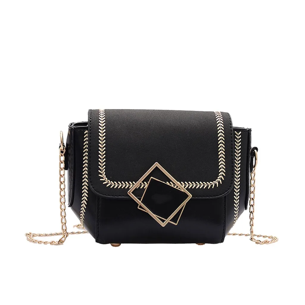 

OCARDIAN Crossbody Bag Fashion Women Trend Leather Solid Color Handbag Bag Hasp Shoulder Bag Messenger Leisure Bag