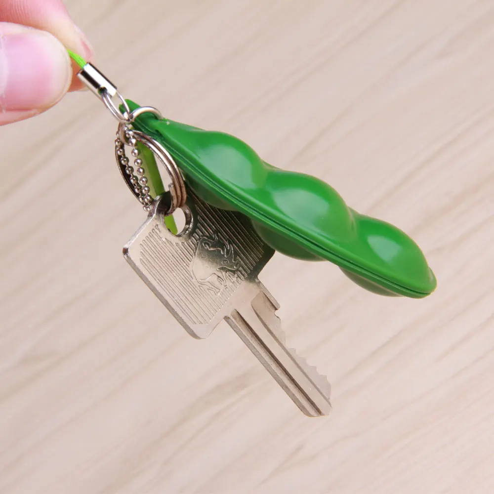 Бобы сжимаемые бриллианты с брелоком бесконечные эдамамы выражение горошина