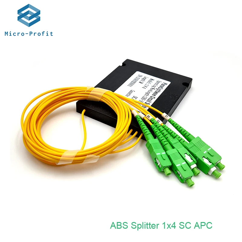 Распродажа оптоволоконный распределитель FTTH SC APC 1x4 ABS 10 шт./партия|Оптоволоконное