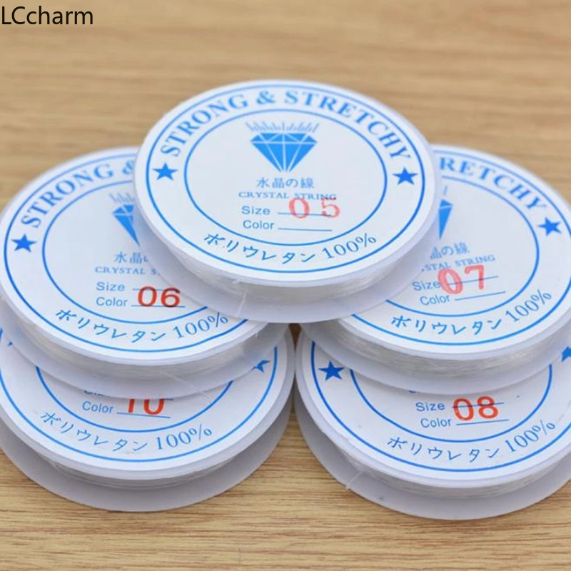 0 4-1 мм смешанные размеры прозрачные нейлоновые бисероплетенные шнуры эластичные