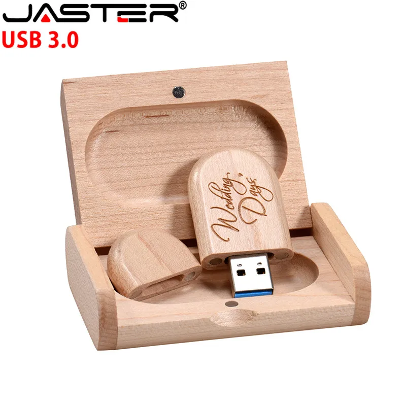 USB-флеш-накопитель JASTER деревянный с коробкой 4/16/32/3 0/128 ГБ | Компьютеры и офис