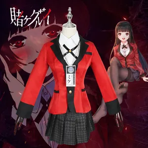 Костюм для косплея юмэко джабами из аниме Безумный Аниме, Униформа японских школьниц, полный комплект, костюмы на Хэллоуин, Повседневное платье