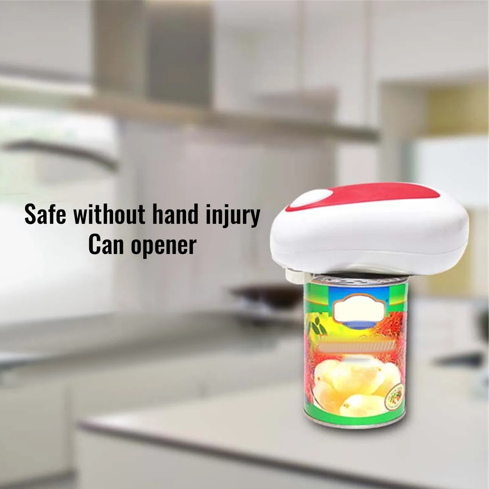 

Home Electric Automatic Cordless Can Tin Opener Beer Bottle Jar Operated Handheld Hands Free Can Jar Tin Opener Open Tool 2021