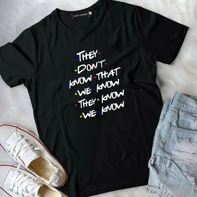 Футболка с готическим рисунком Friends Tee Harajuku женская футболка с буквенным принтом с коротким рукавом и круглым вырезом Женские топы