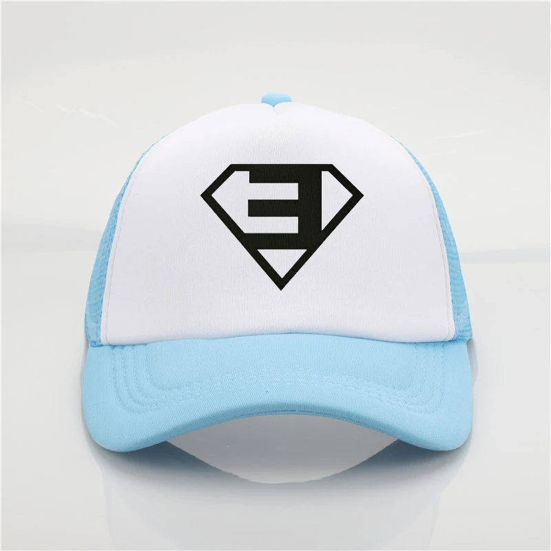 Модная сетчатая бейсболка с принтом Eminem мужская и женская летняя трендовая Кепка