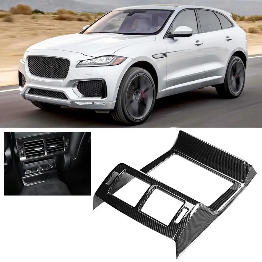 Автомобильный Вентилятор заднего кондиционера с рамкой обшивкой из углеродного