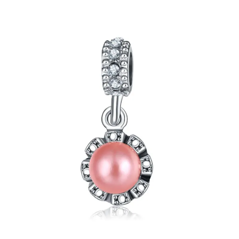 Fit Pandora браслет ЭВЕРЛАСТ Подвески принцесса Bijoux серебряные духи Mujer Originales