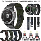 Тканевый ремешок для Garmin Enduro, Tactix, браво, спуск, Mk2i, 26 мм, ремешок для Fenix 5, 5X Plus, 6, 6X Pro, быстросъемный браслет
