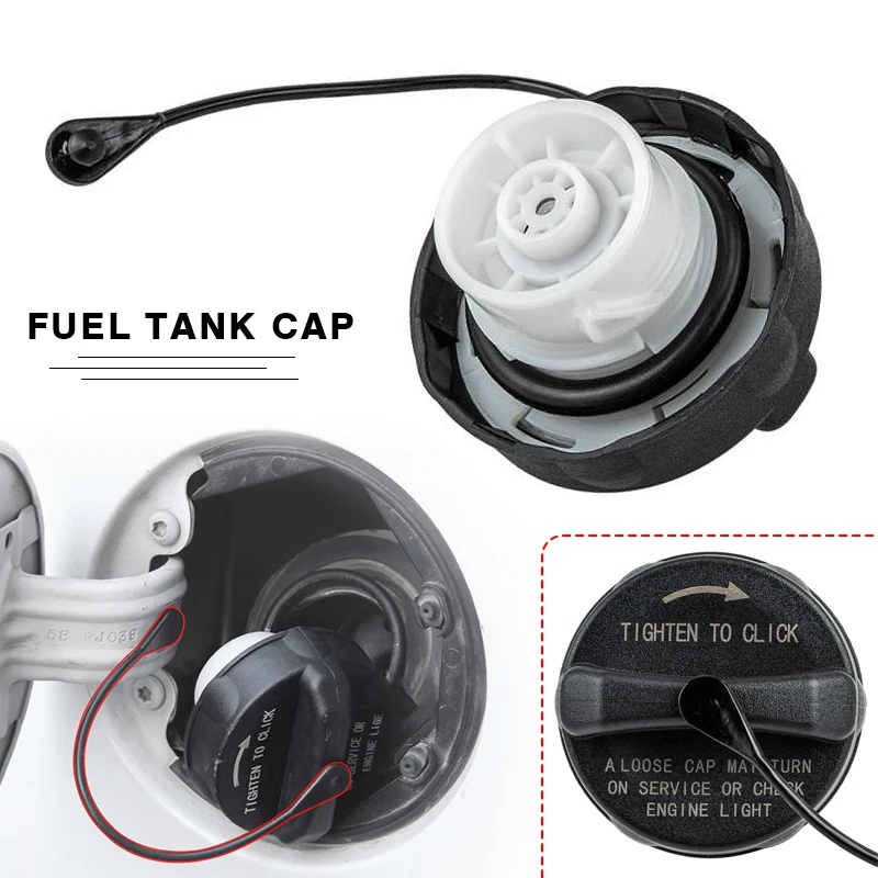 

1pcs Non-Locking Gas Fuel Filler Cap Replacement 52124512AA Car Accessories For Dodge For Jeep For Chrysler