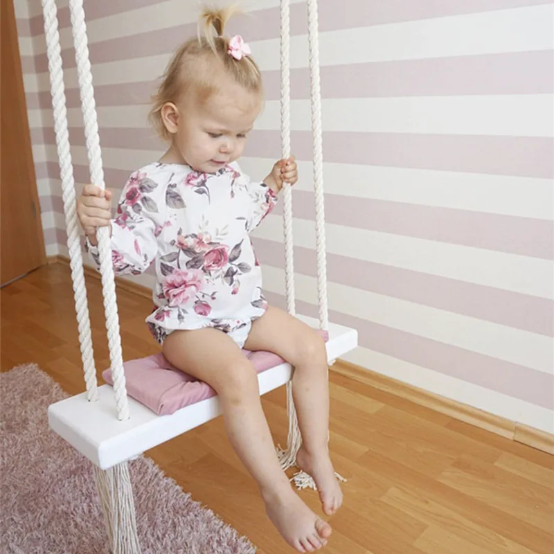 Подвесное кресло-качалка JOYLOVE INS в скандинавском стиле для украшения детской