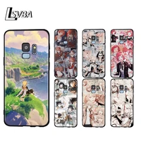 silicone cover funda genshin impacts game for samsung galaxy a9 a8 a7 a6 a6s a8s plus a5 a3 star 2018 2017 2016 phone case
