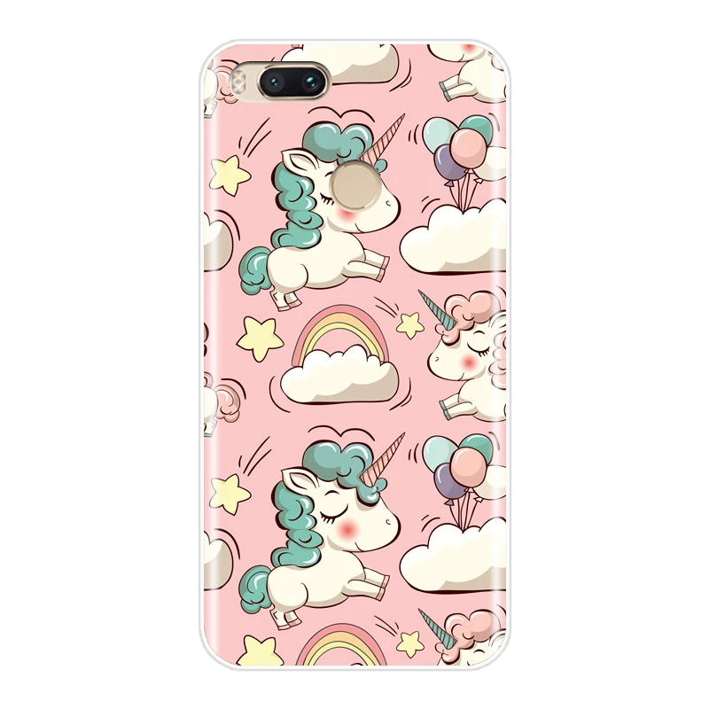Phone Case for Xiaomi Mi A1 5 5S 6 6X 8 SE Soft Silicone Cute Unicorn Back Cover MiA1 MIA2 Mi5 Mi5S Mi6 Mi8 |