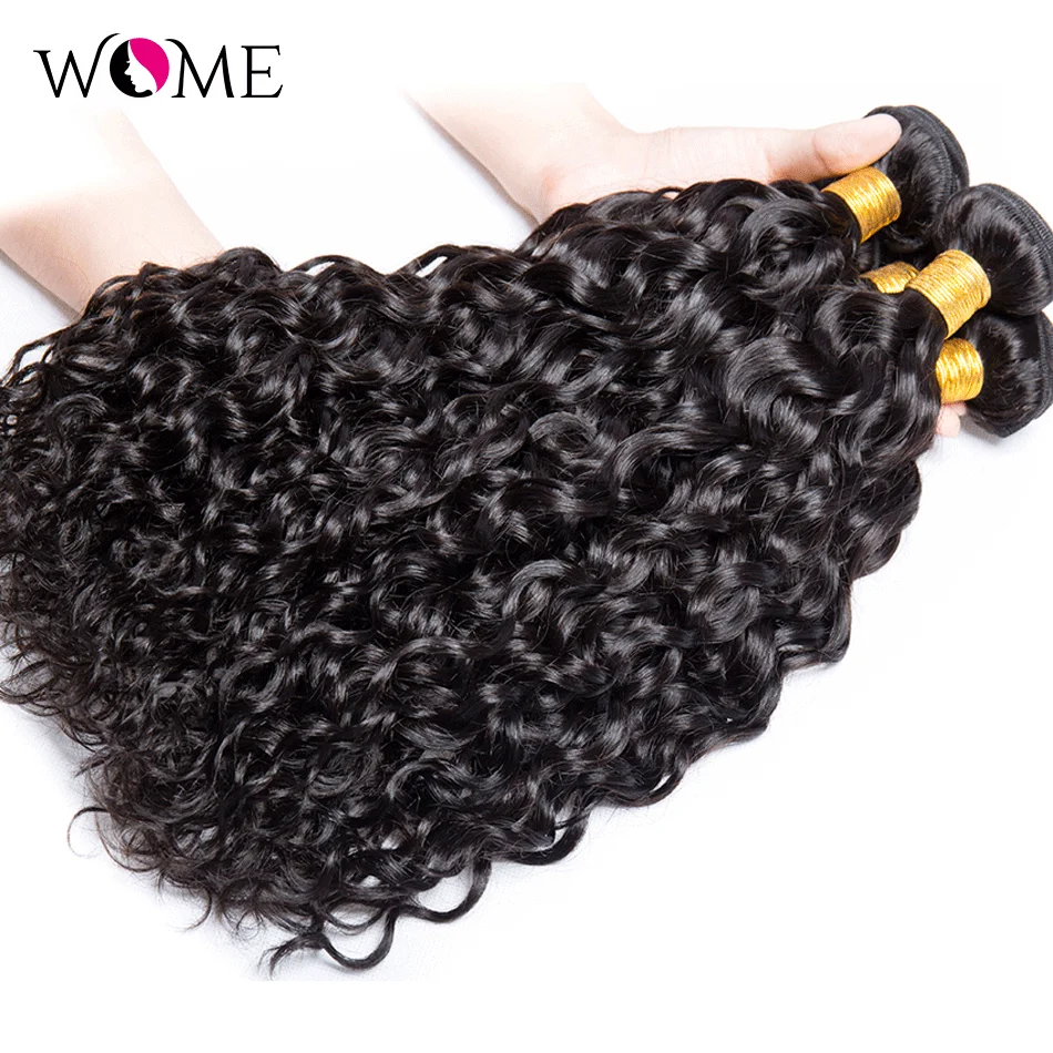 

Water Wave Bundles Brazilian Hair Weave Bundles Deep Curly Water Wave 30 Inch Hair Extensions For Black Women Human Hair Bundles