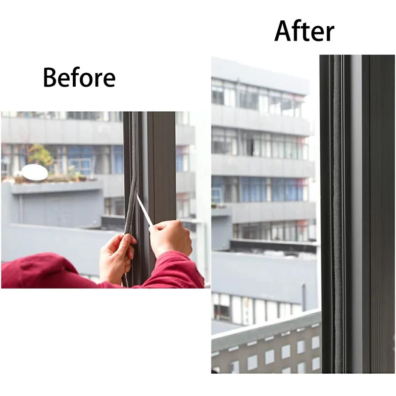 Клейкая лента для дверей и окон 1 метр уплотнительная окна унитаза стекла ванной